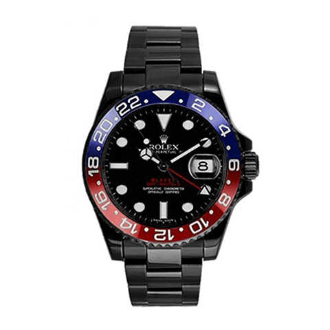 Rolex Pepsi Blaken Black Replica