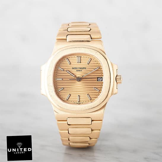 Patek Philippe Nautillus Vintage Gold Replica Yellow Gold Dial